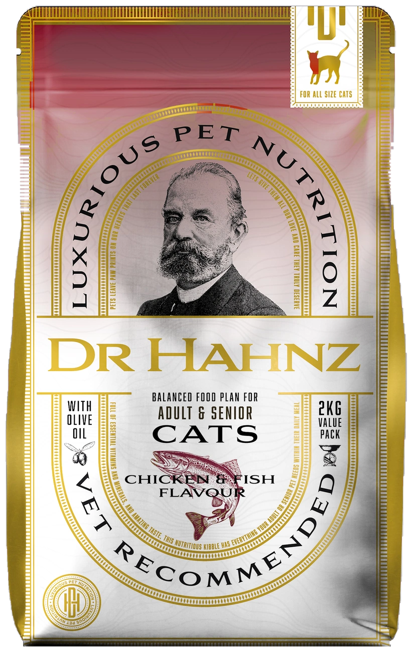 Chicken and Fish — 2 kg individual pack shown — front