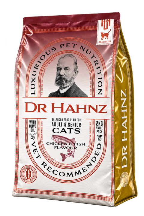 Chicken and Fish — 2 kg individual pack shown — Front