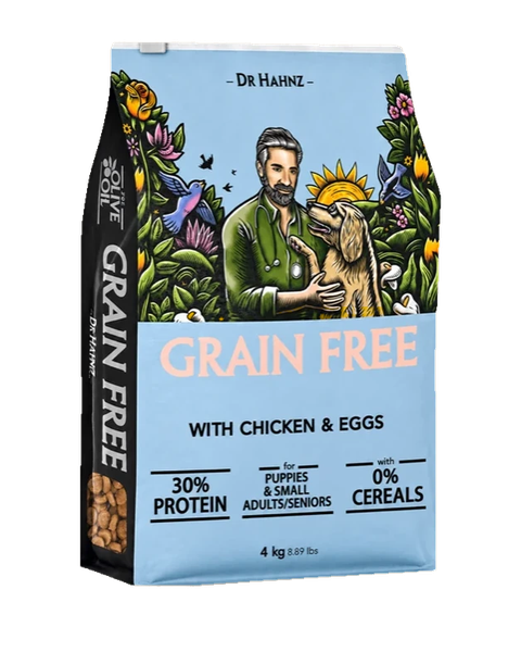Grain Free Chicken and Eggs — 4 kg individual pack shown — Front