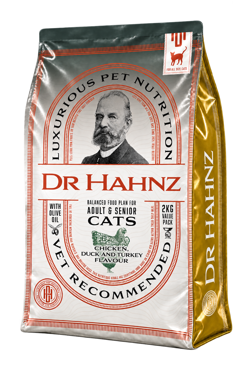 Chicken, Duck and Turkey — 2 kg individual pack shown — Front