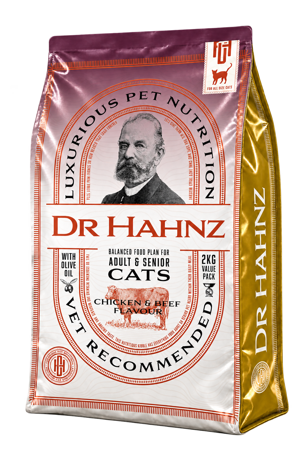 Chicken and Beef — 2 kg individual pack shown — Front