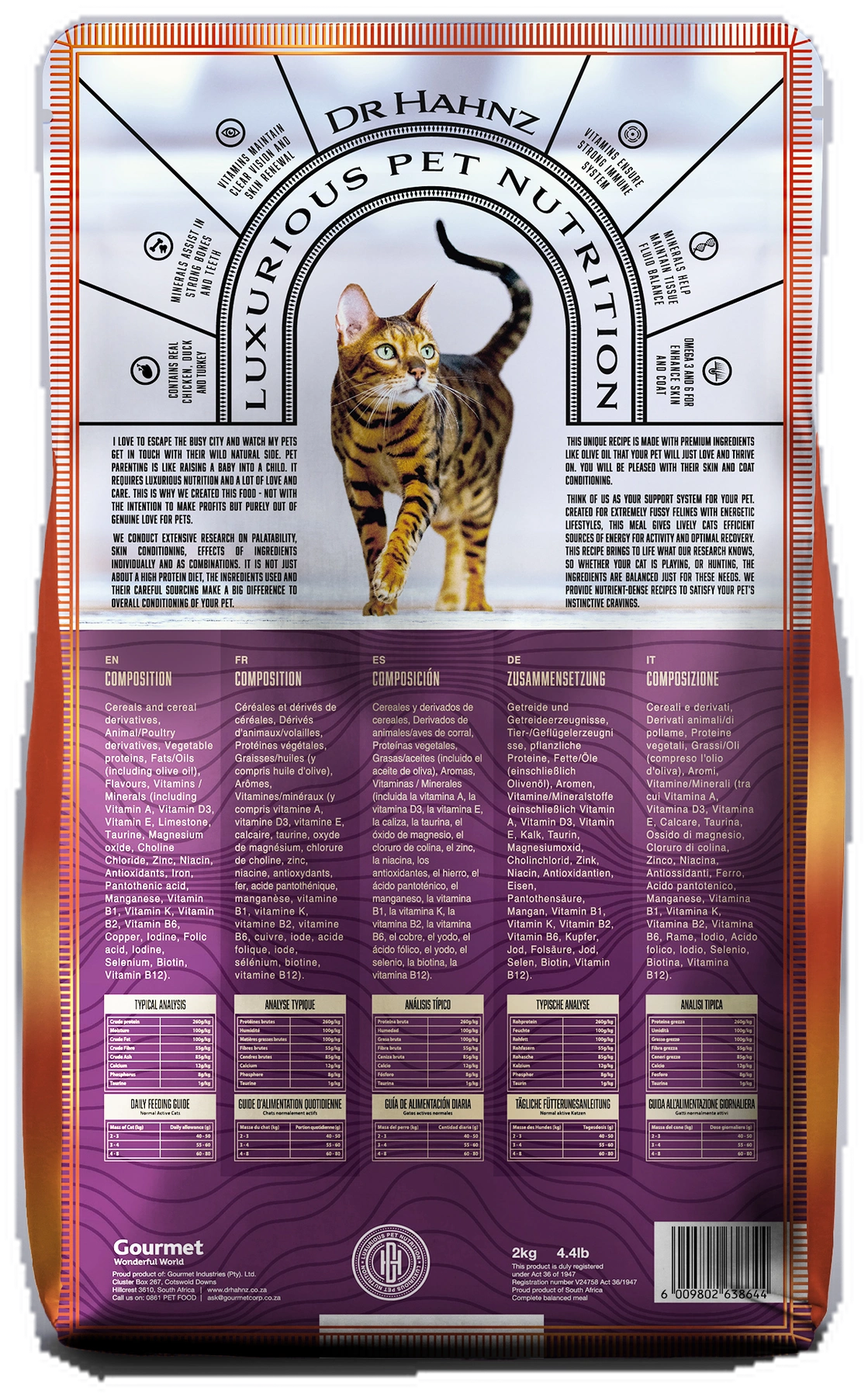 Back of the Chicken and Beef pack